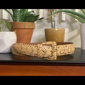 Snake Skin Belt.